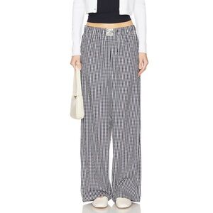 Dairy Boy Elizabeth Navy Gingham Pants NWT